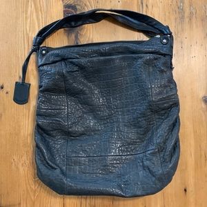 Furla pebbled leather large hobo